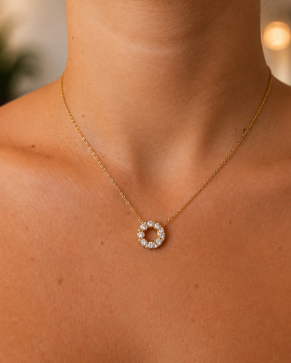 Collar Solene Moissanita