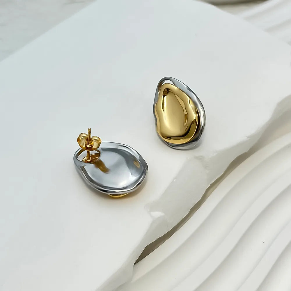 Aretes Rafaella gold and silver