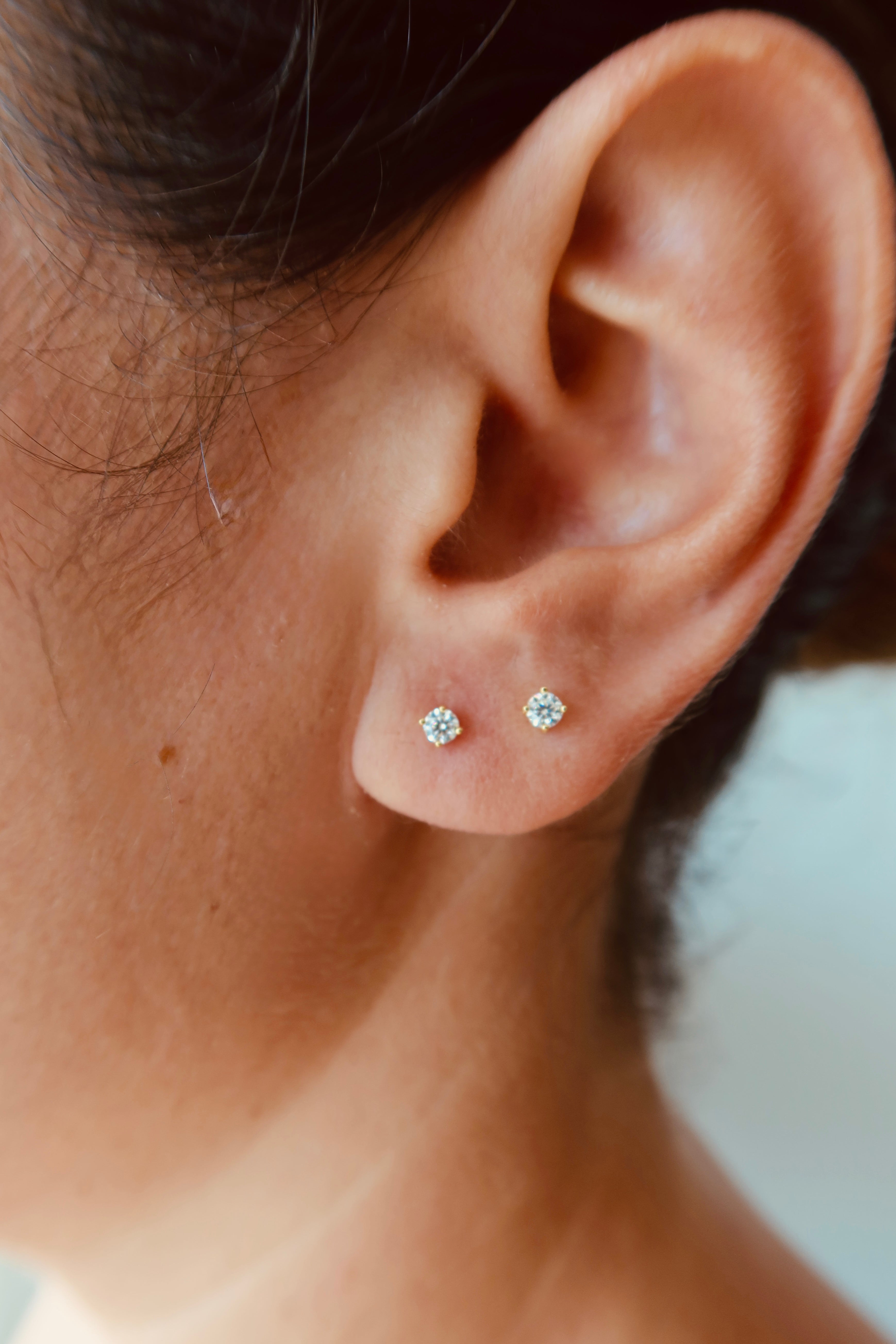 Aretes studs 0.3 gold