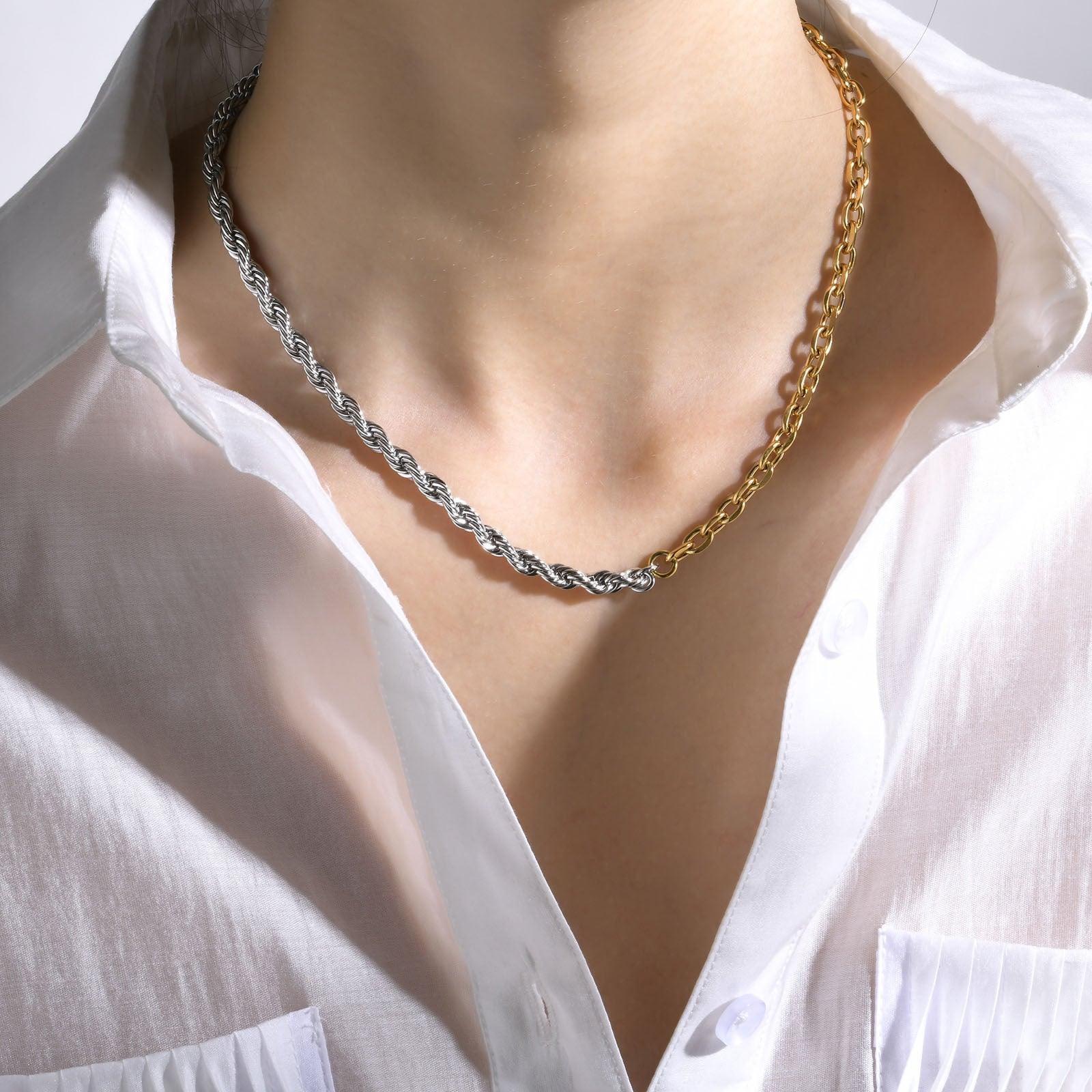 Collar Giorgia gold and silver - Gypsy